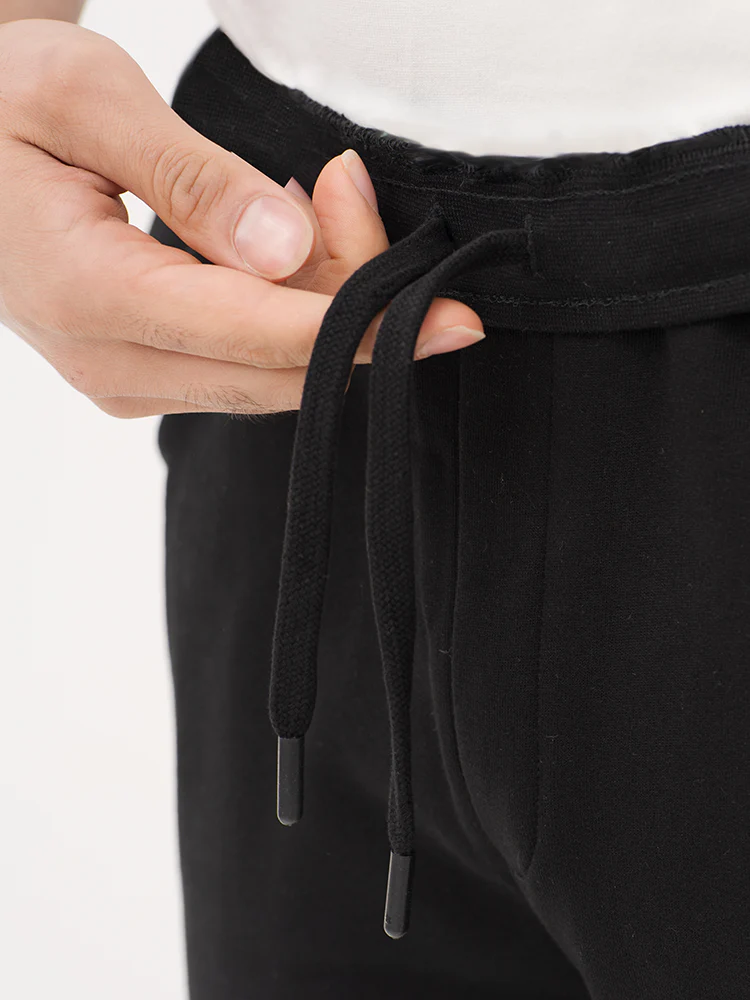 Bonfire Black Relaxed Fit Sweatshorts - Image 5