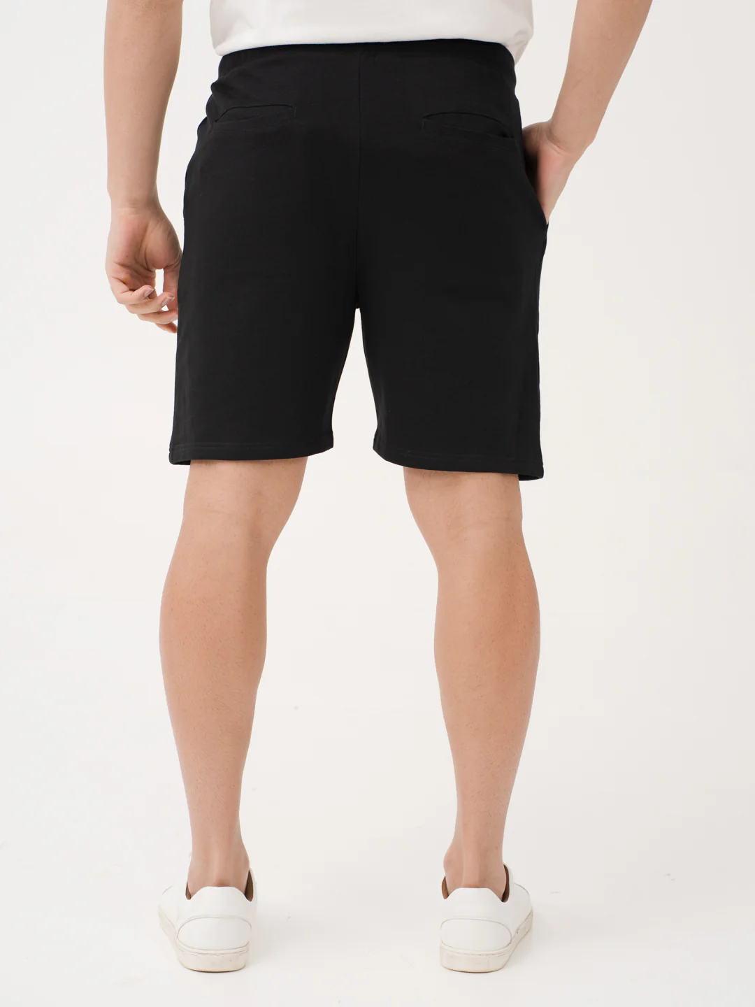 Bonfire Black Relaxed Fit Sweatshorts - Image 6