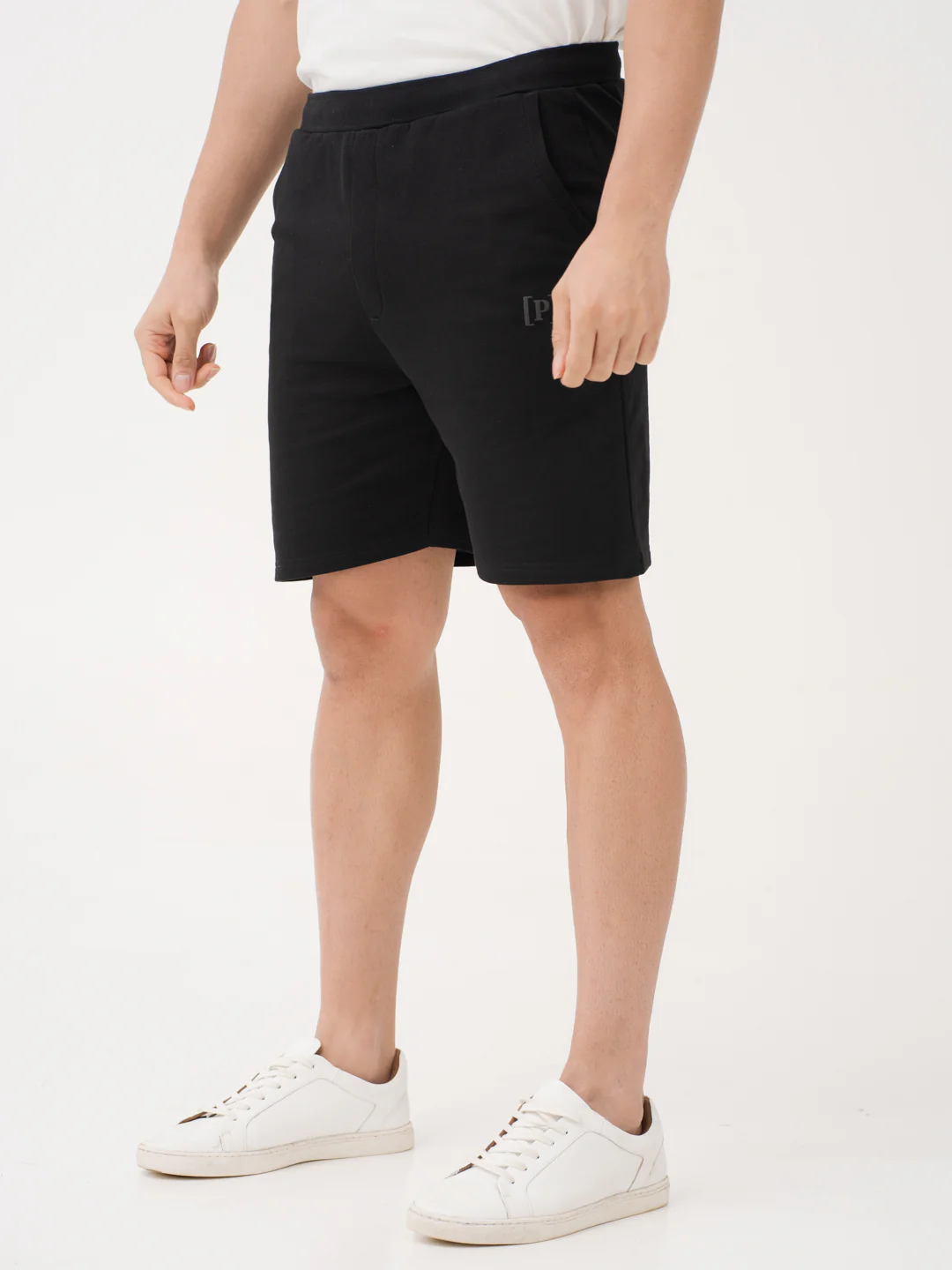 Bonfire Black Relaxed Fit Sweatshorts - Image 7