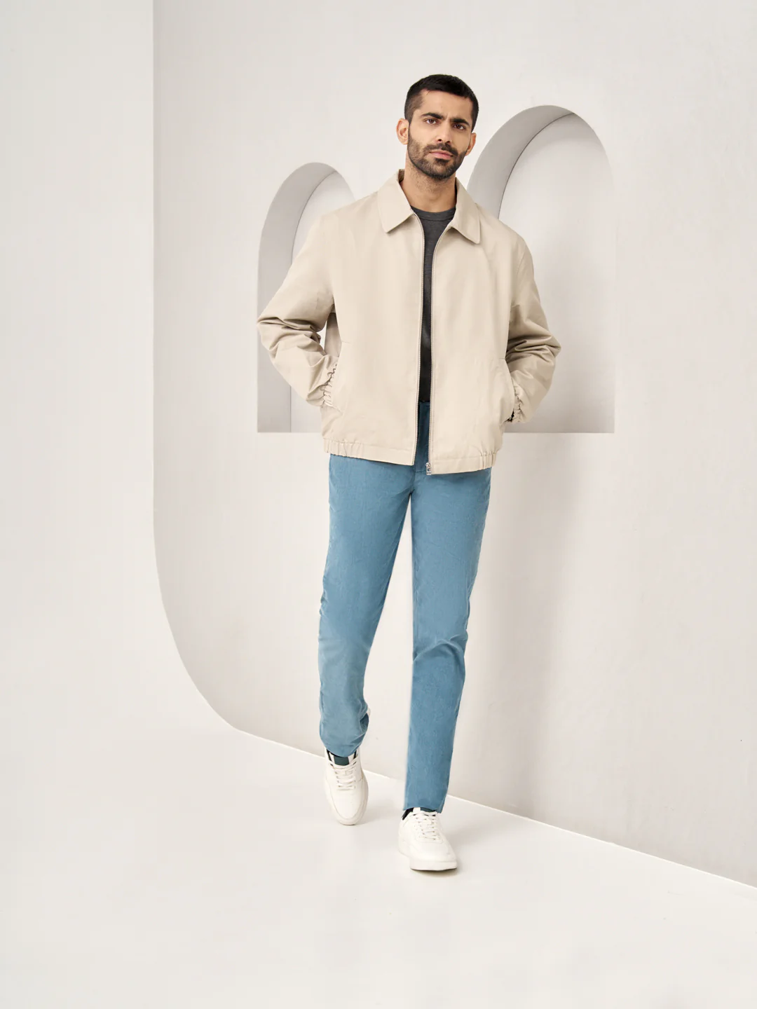 BoraBora Blue Corduroy Stretch Pants - Image 7