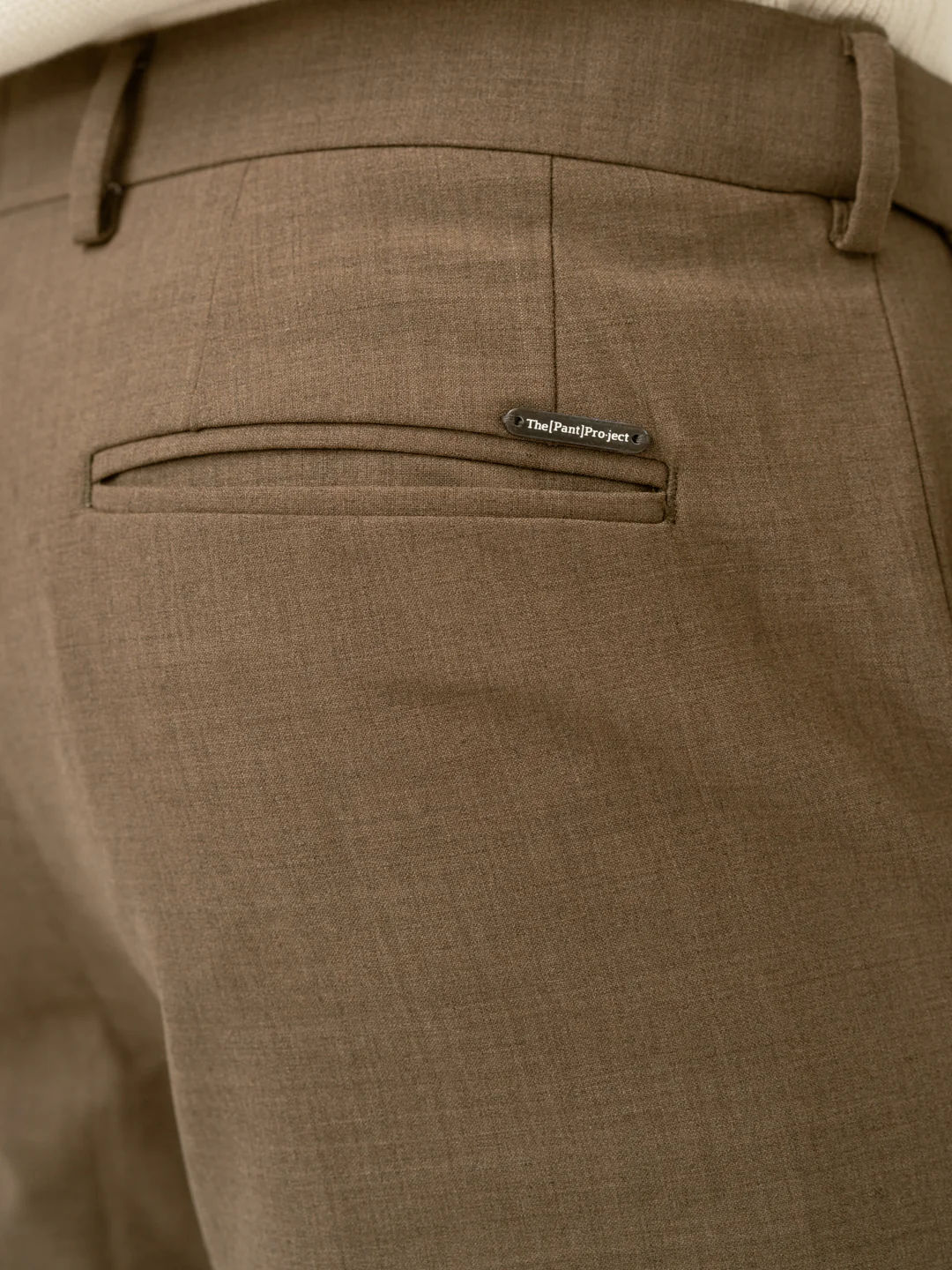 Boston Brown Melange Merino Wool Pants - Image 10