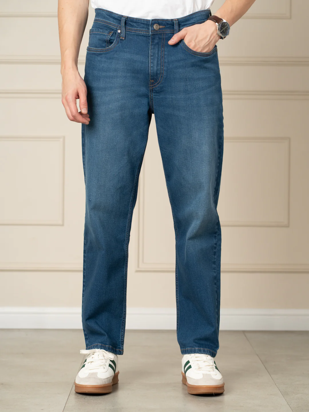 Breaker Blue Relaxed Fit Jeans - Image 2