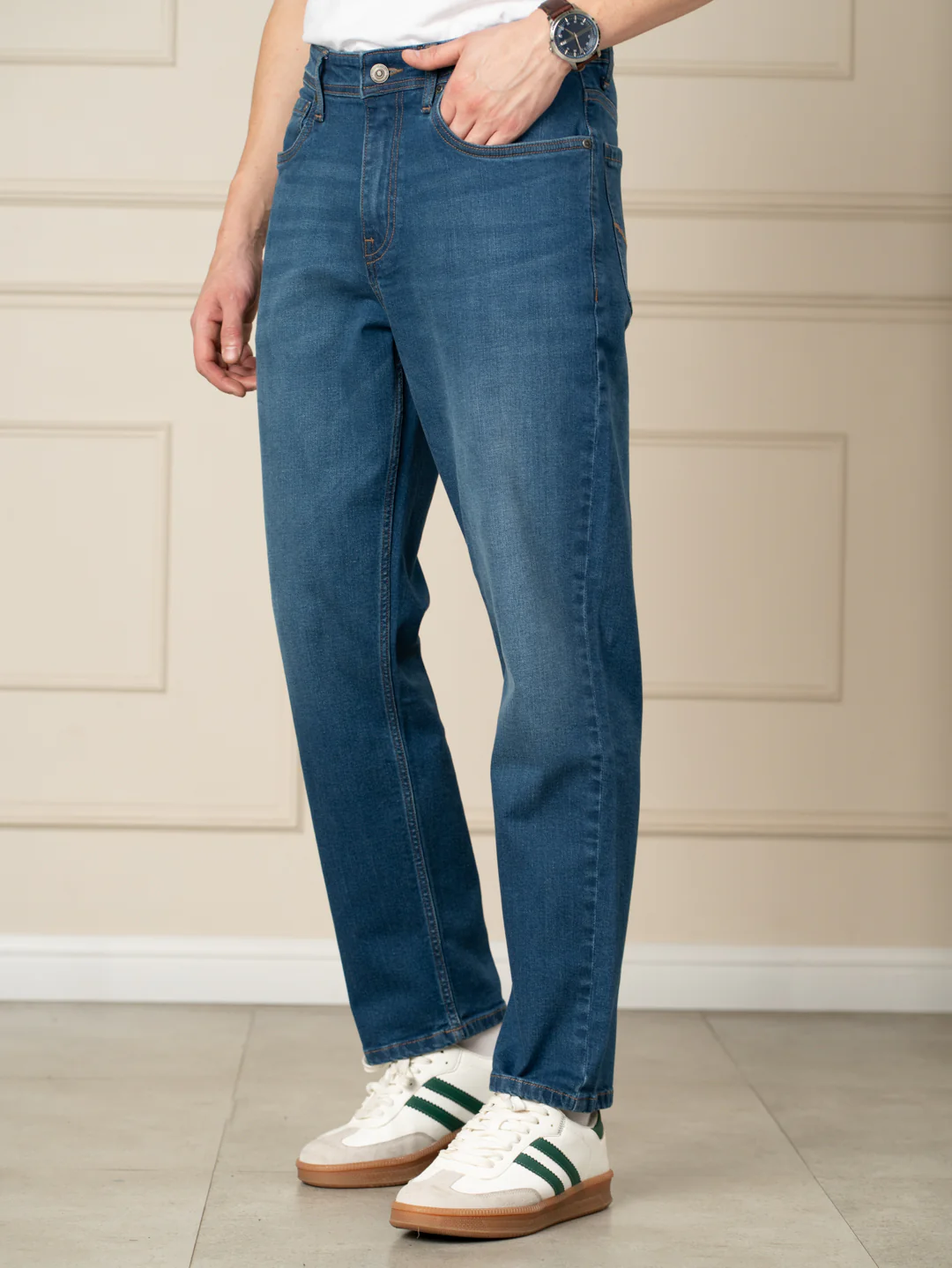 Breaker Blue Relaxed Fit Jeans - Image 8