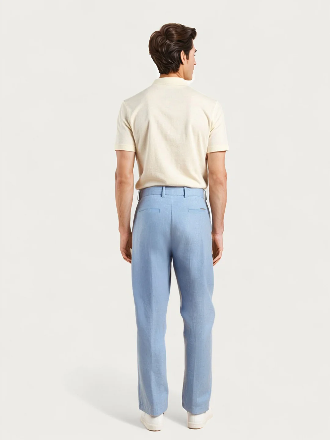 Breatheloop Blue Linen Sorona Pants - Image 7