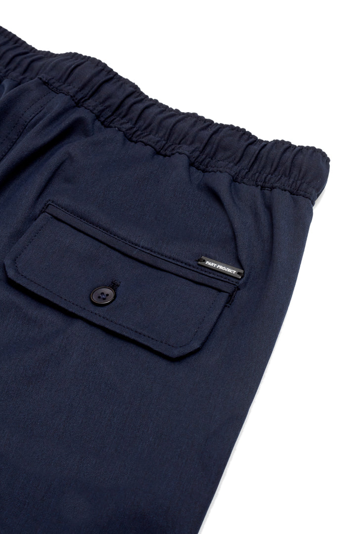 Eco Navy Stretch Cargo Pants - Image 8