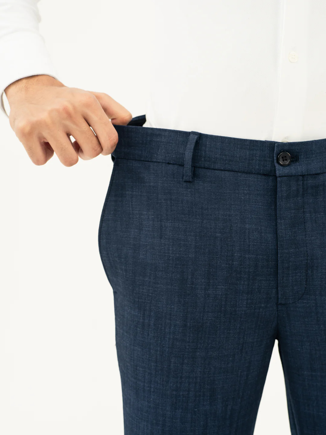 Cadet Blue Business Casual Pants - Image 4