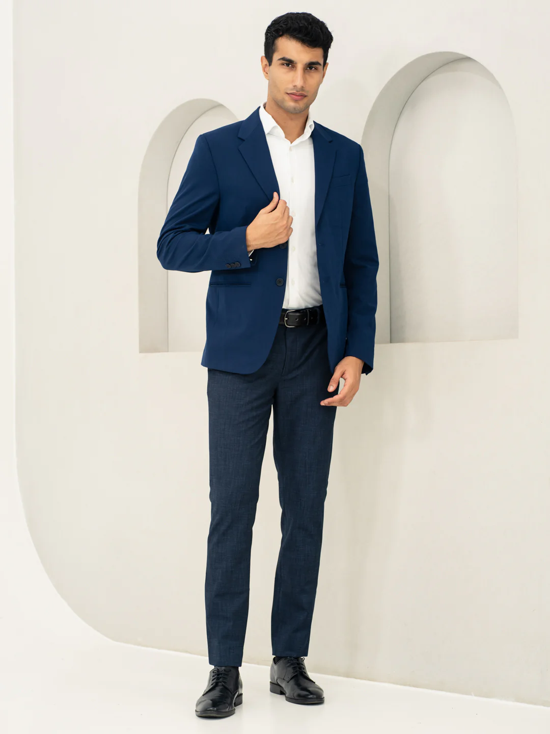 Cadet Blue Business Casual Pants - Image 9