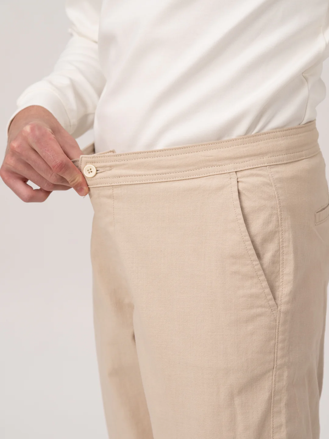 Cappadocia Beige Relaxed Fit Lounge Pants - Image 5