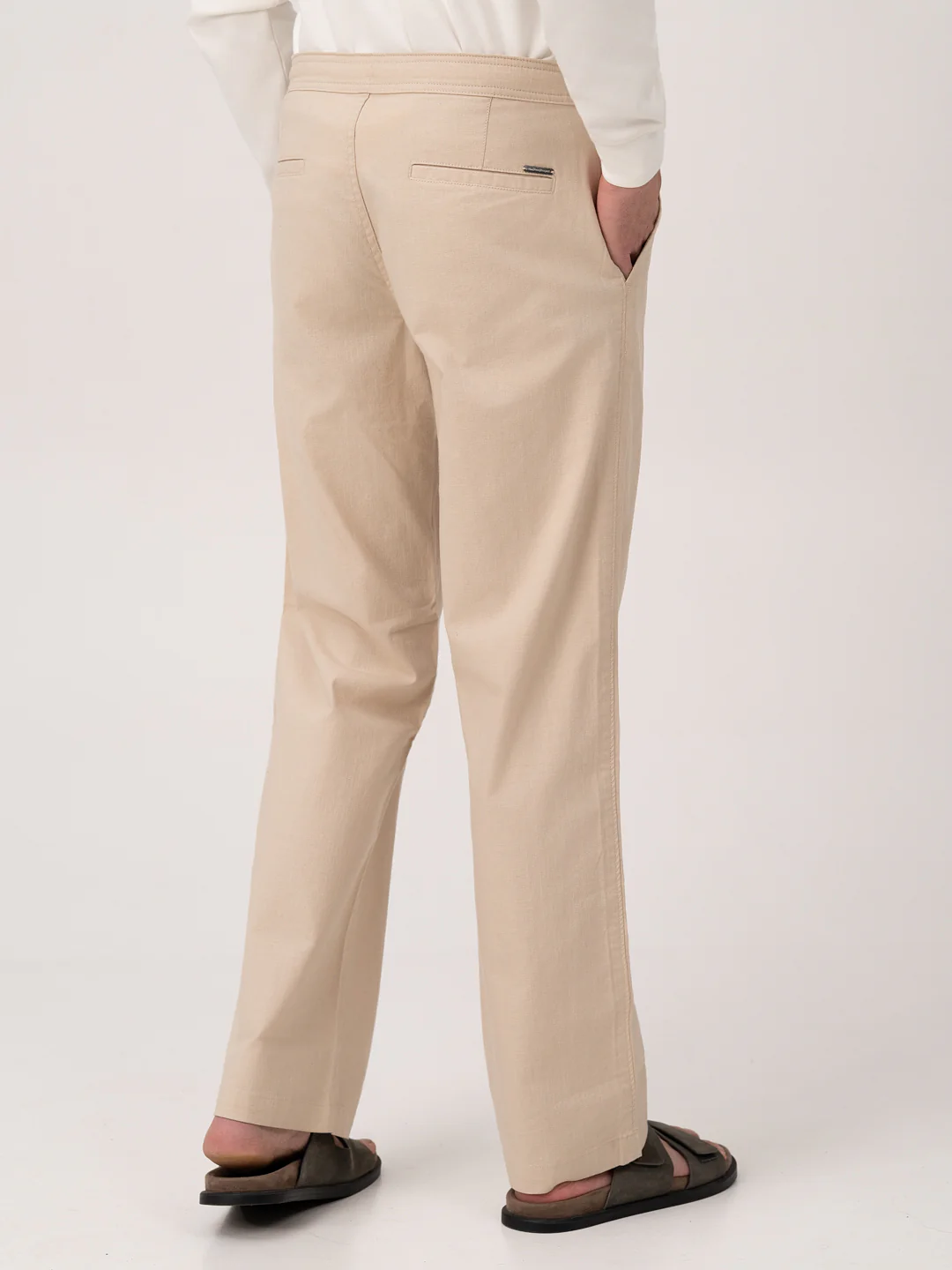 Cappadocia Beige Relaxed Fit Lounge Pants - Image 7