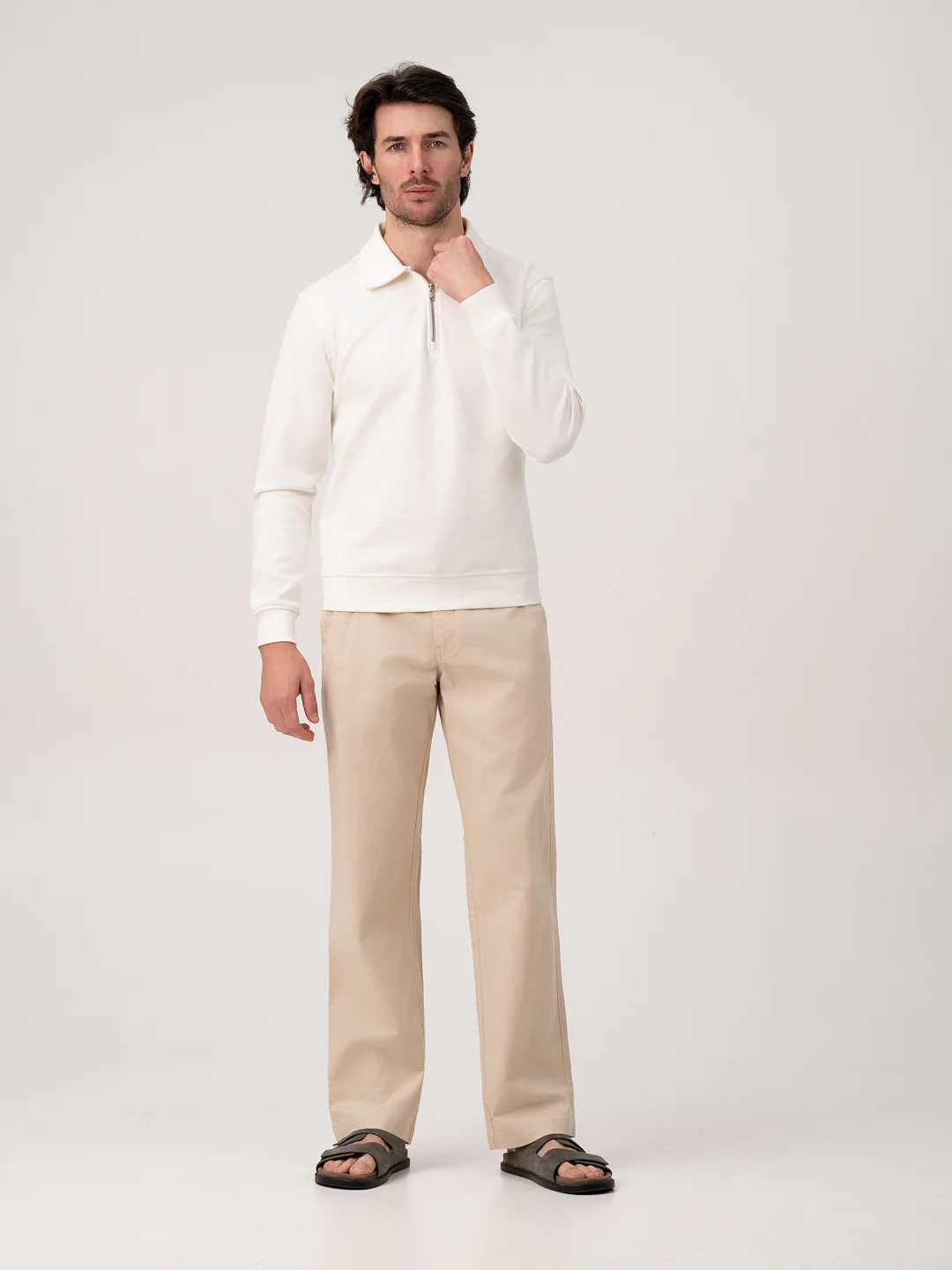Cappadocia Beige Relaxed Fit Lounge Pants - Image 8