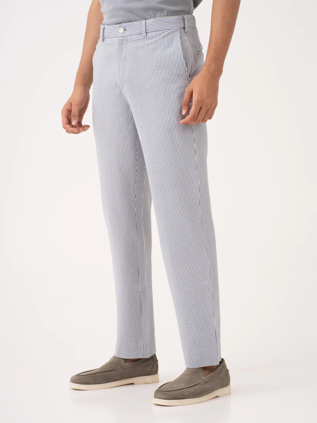 Captain Navy Stripes Seersucker Pants - Image 10