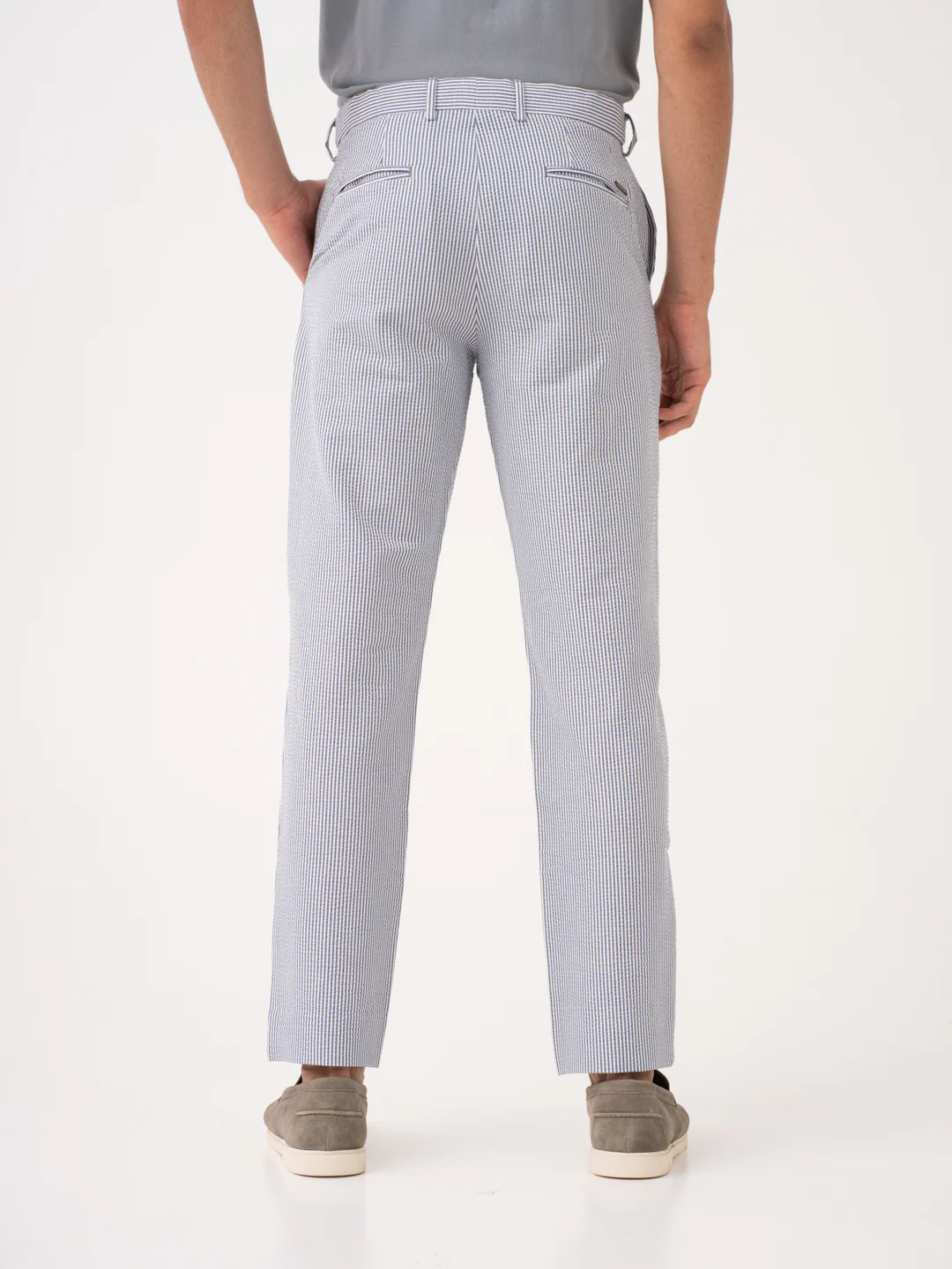 Captain Navy Stripes Seersucker Pants - Image 8