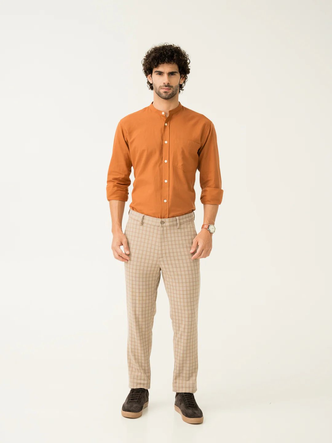 Cayote Khaki Slim Fit Power Stretch Pants - Image 8