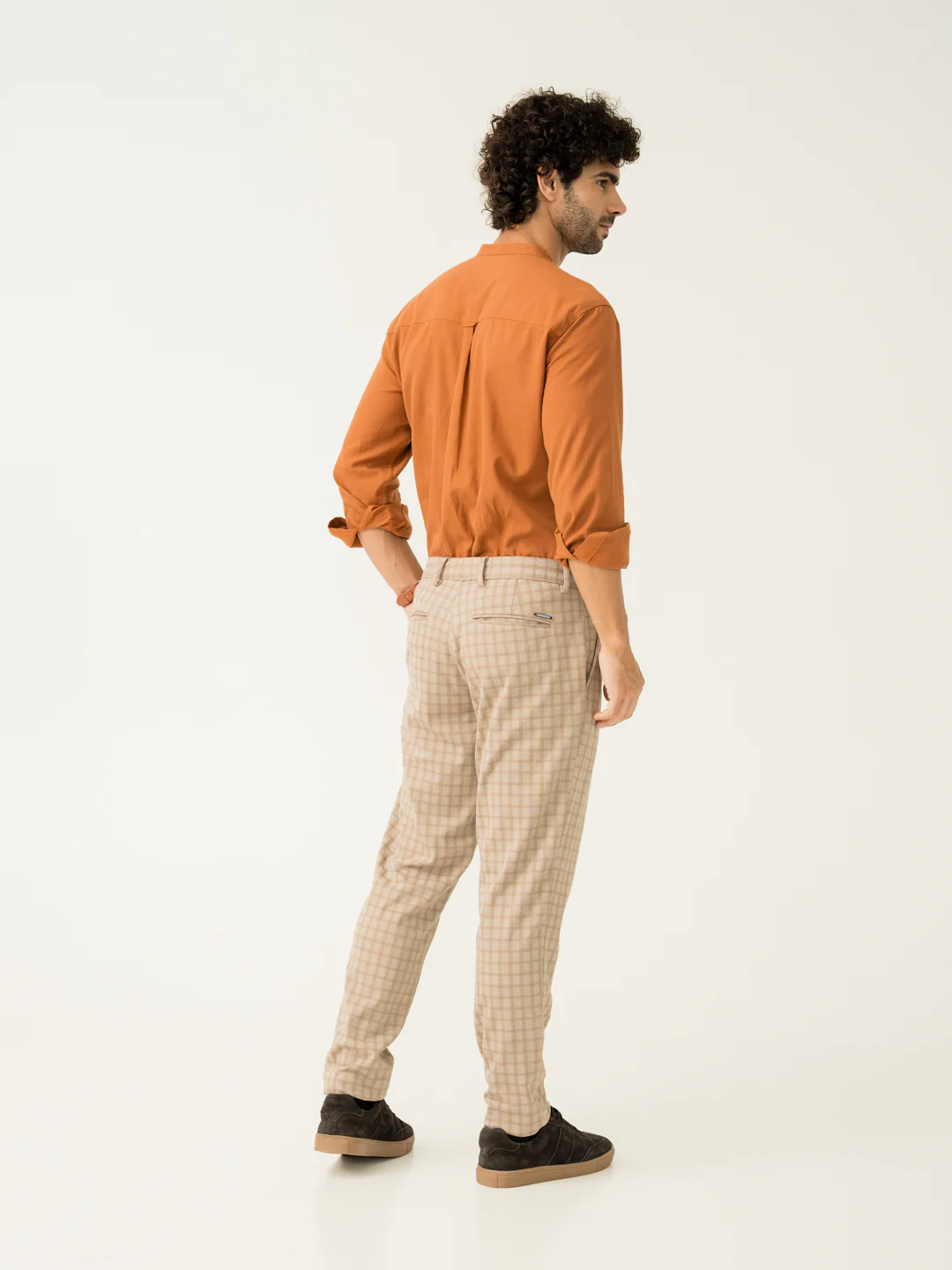 Cayote Khaki Slim Fit Power Stretch Pants - Image 9
