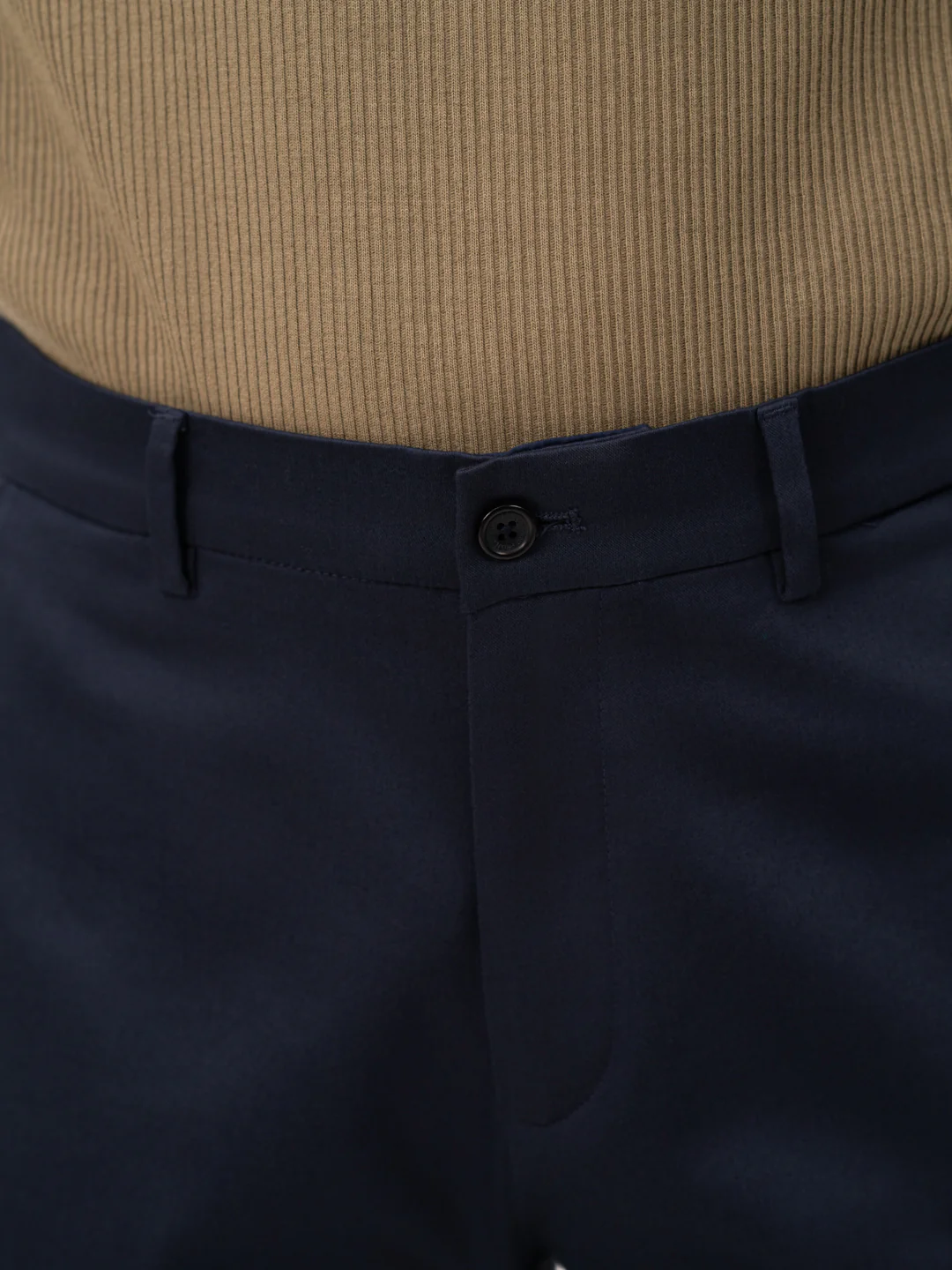 Celestra Navy Relaxed Fit Stretch Chinos for Men - Image 8