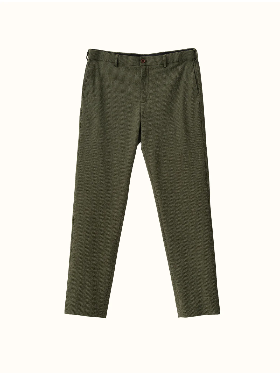 Chandigarh Green Checks Seersucker Pants - Image 4