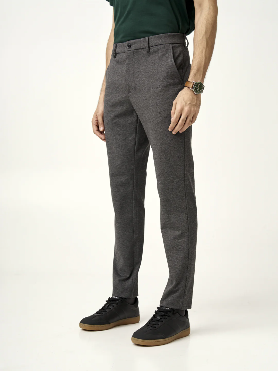 Charcoal Power-Stretch Pants - Image 10