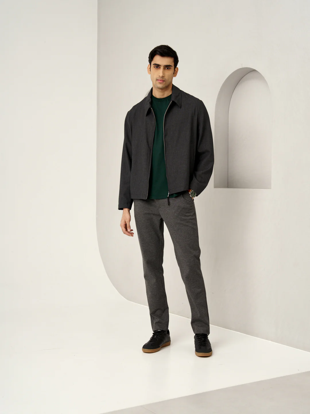 Charcoal Power-Stretch Pants - Image 7