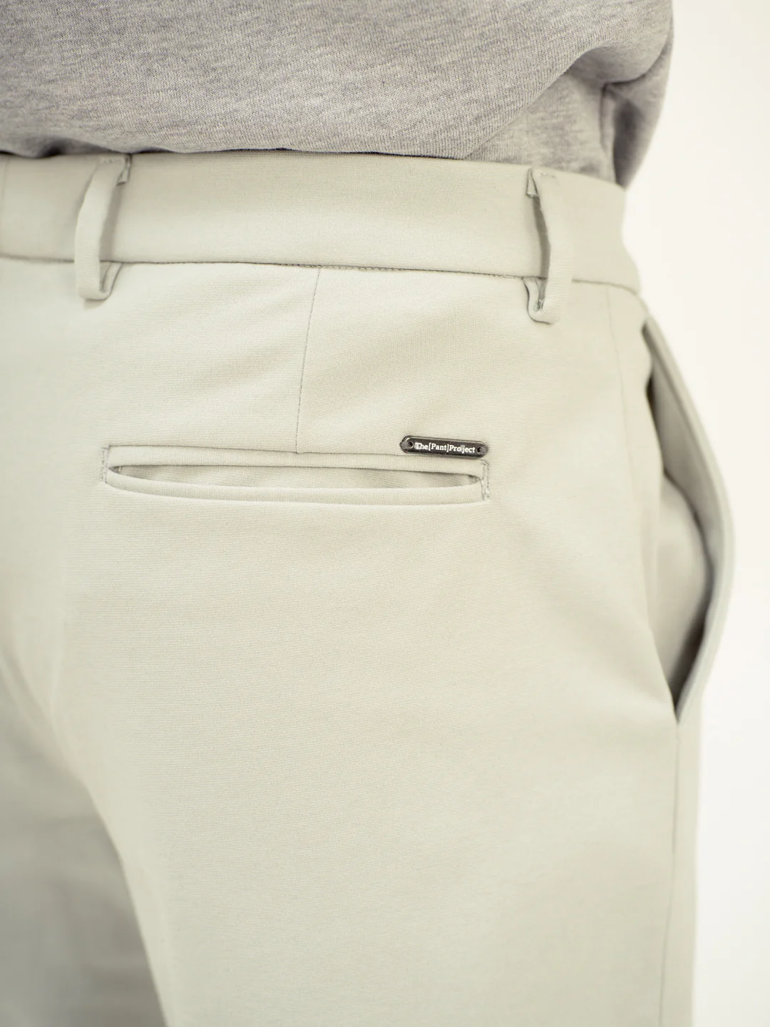 Chive Green Slim Fit Power Stretch Pants - Image 6