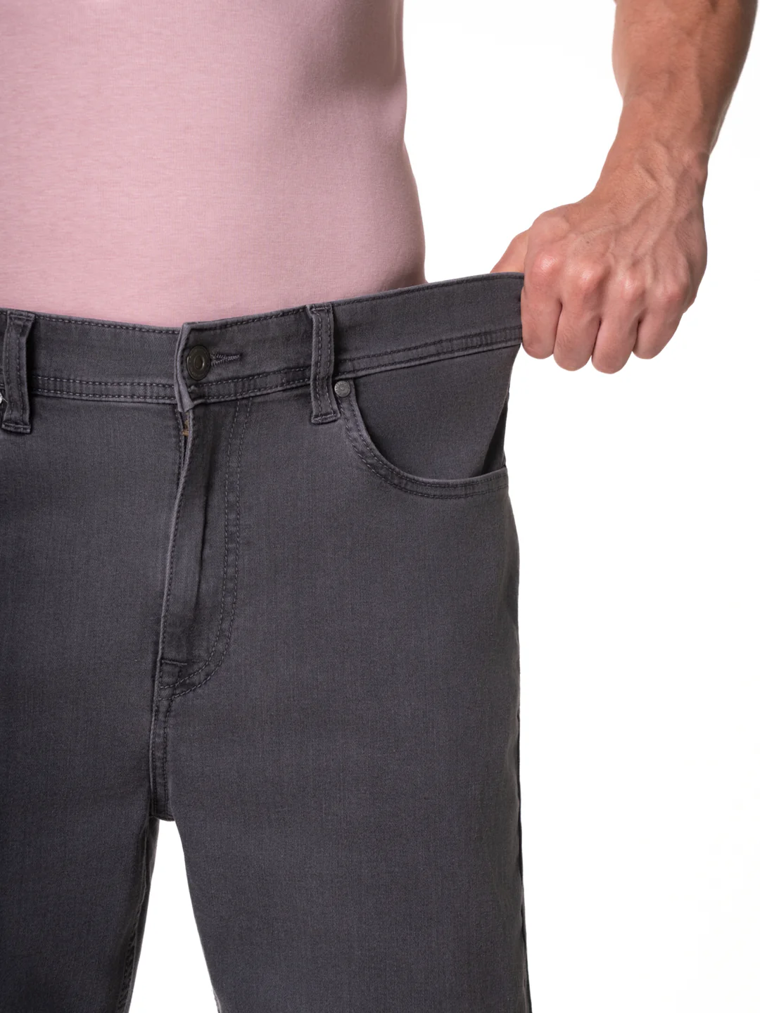 Chrome Grey Relaxed Fit Jeans - Image 3