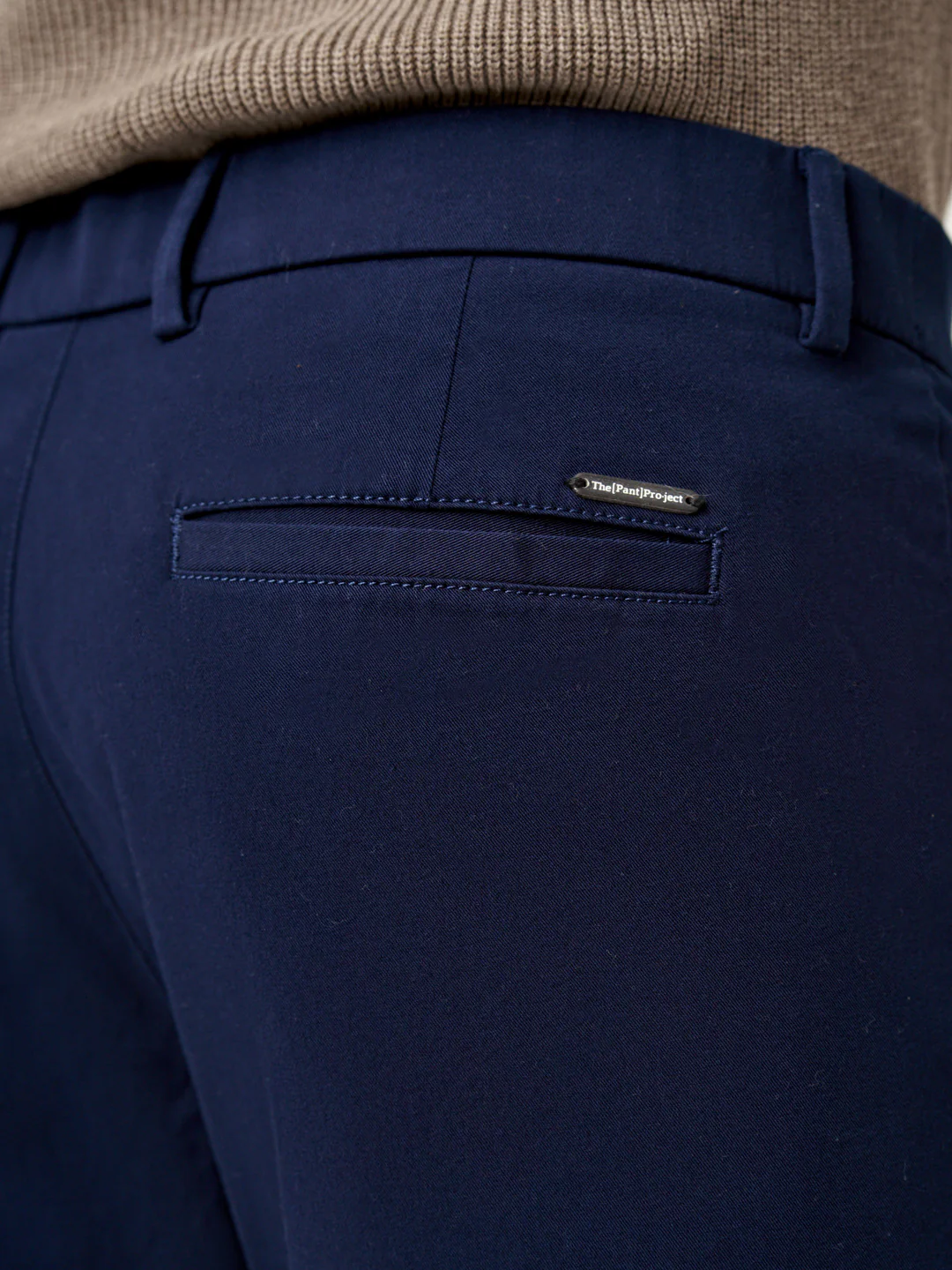 Classic Navy Stretch Chinos - Image 11