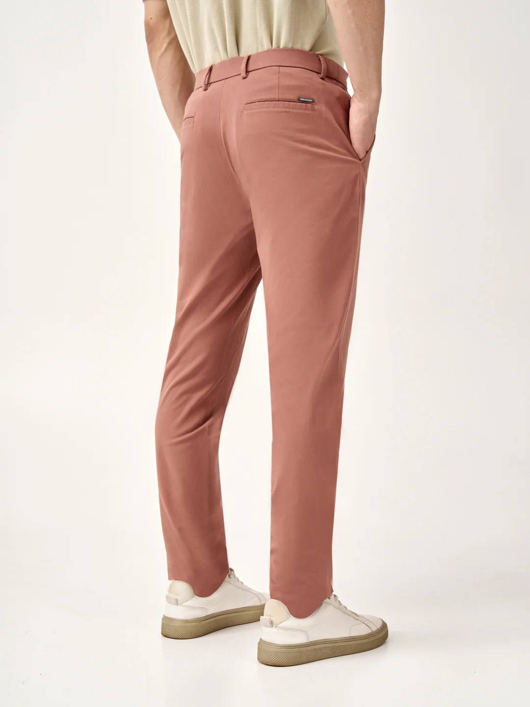 Clay Brown Stretch Chinos - Image 7