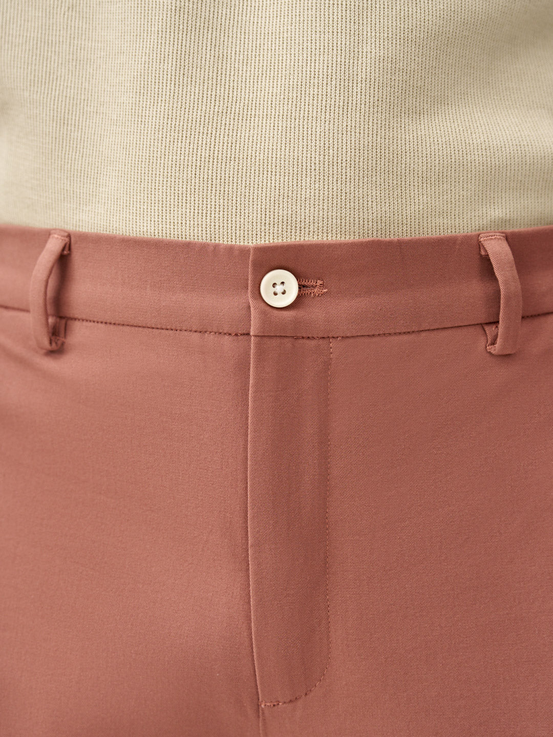 Clay Brown Stretch Chinos - Image 9