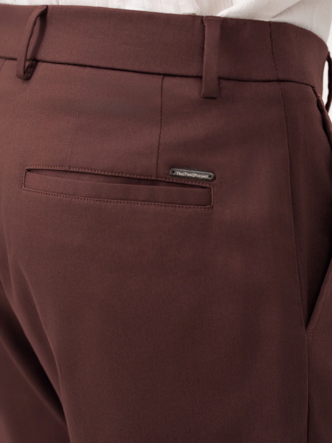 Cognora Brown Relaxed Fit Stretch Chinos for Men - Image 9