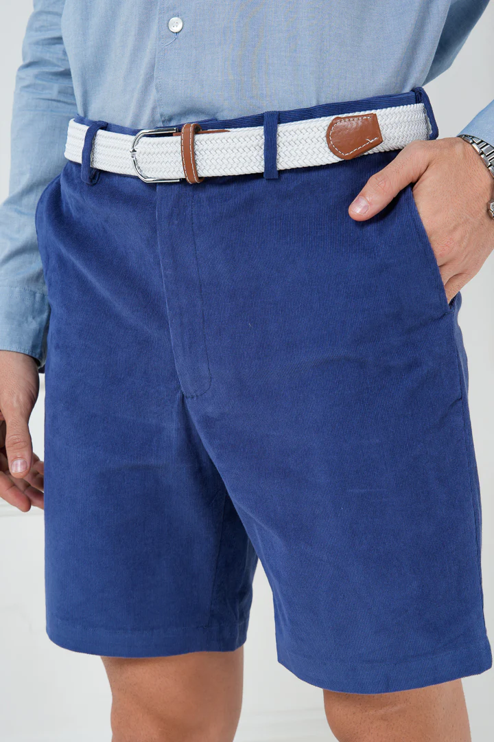 Columbia Blue Corduroy Stretch Chino Shorts - Image 4