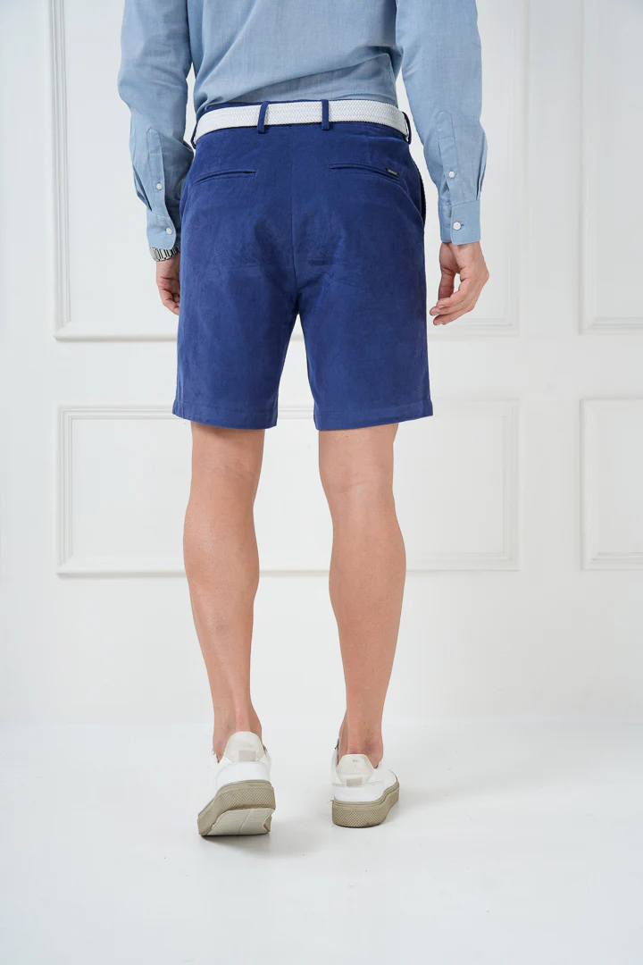 Columbia Blue Corduroy Stretch Chino Shorts - Image 6