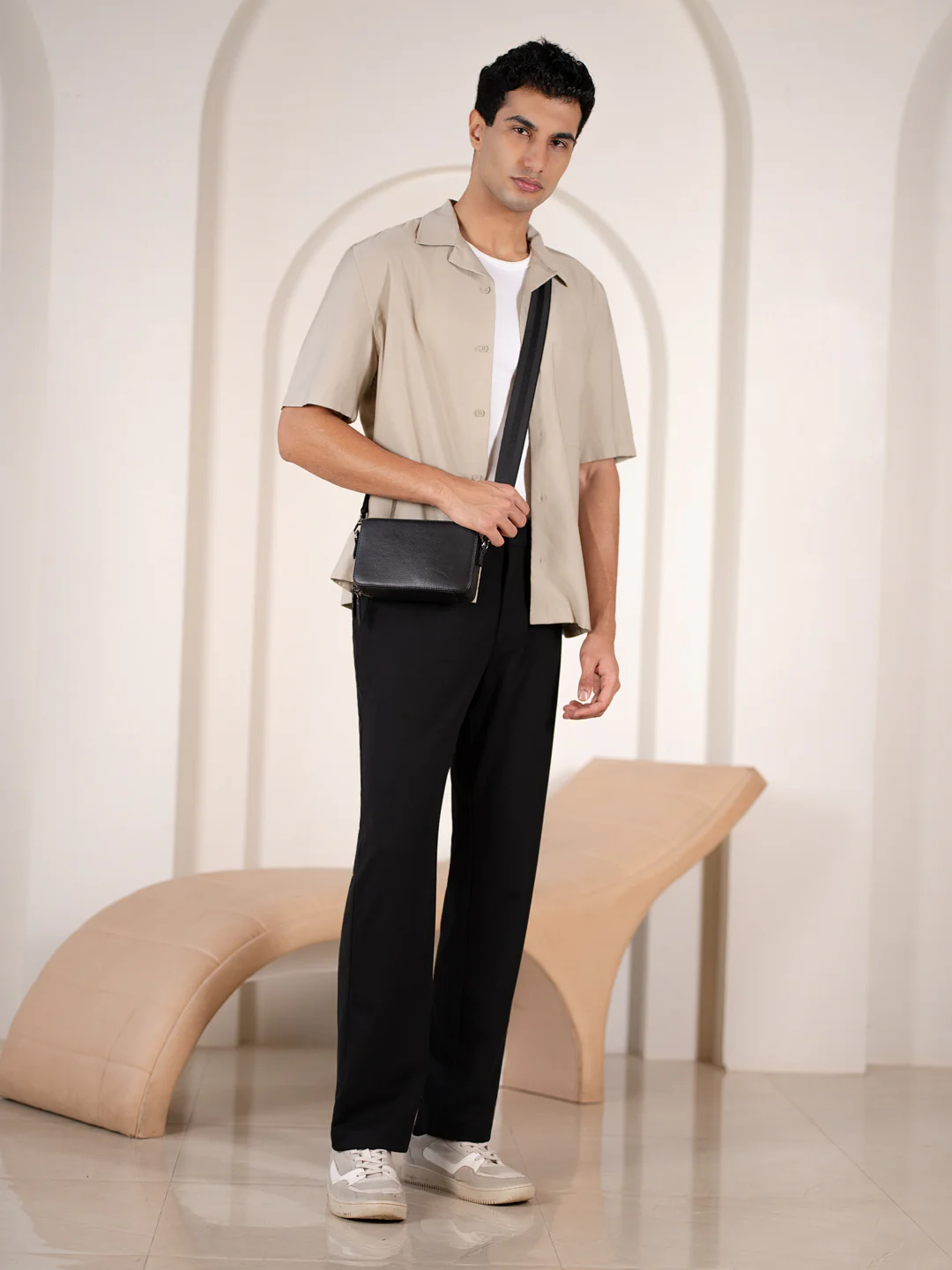 Compass Black Stretchable Travel Pants - Image 2