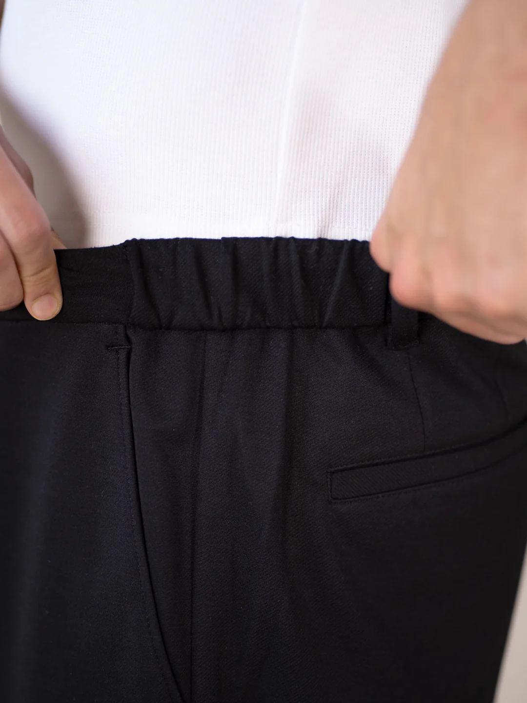 Compass Black Stretchable Travel Pants - Image 8