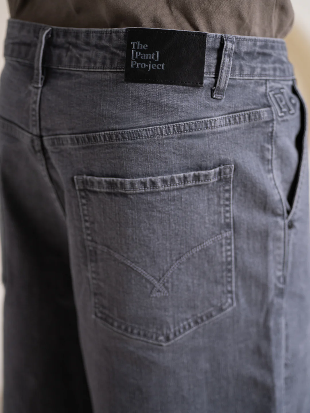 Concrete Grey Baggy Fit Jeans - Image 5