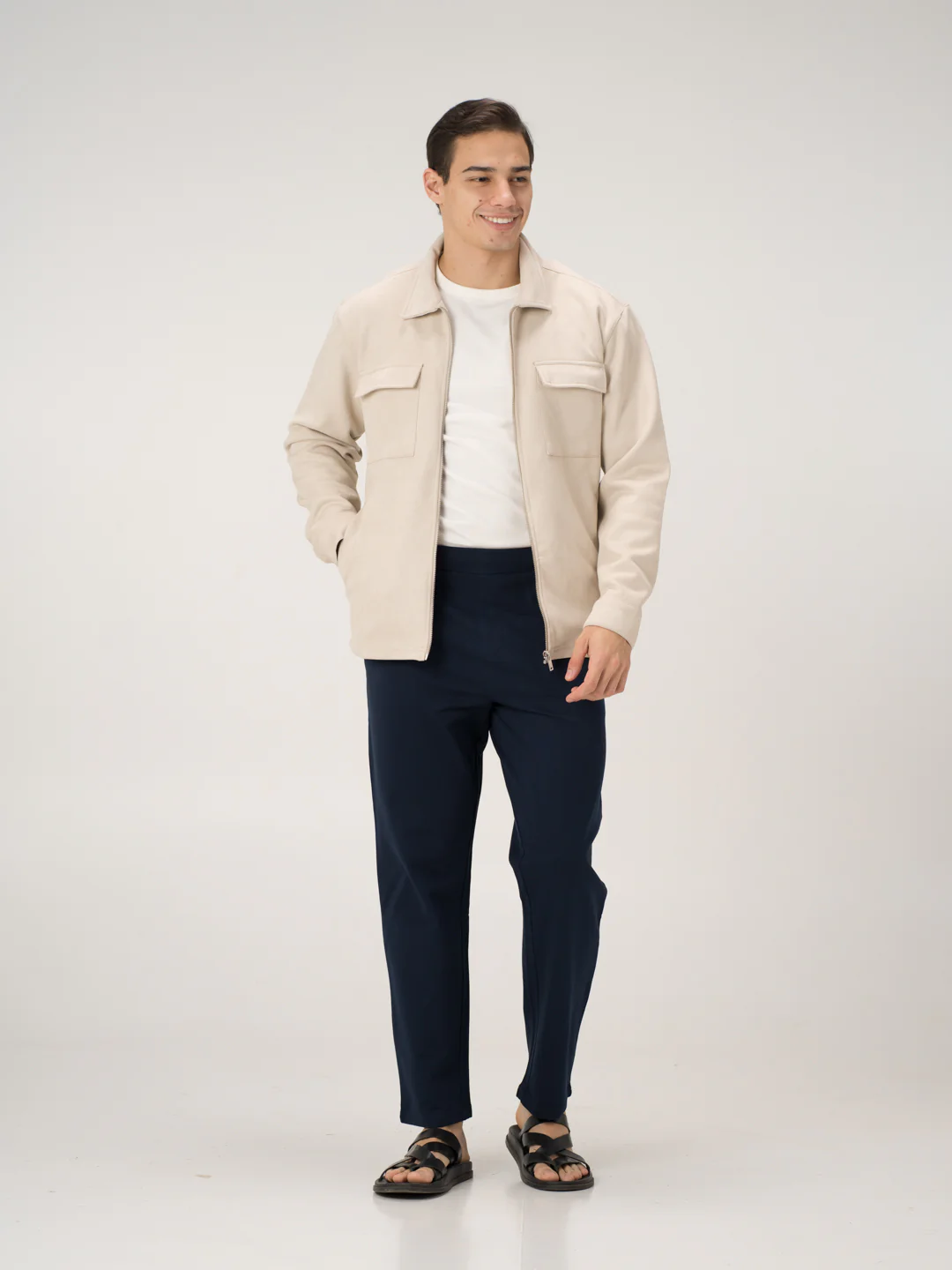 Cosmic Navy Cotton Sweatpants - Image 8