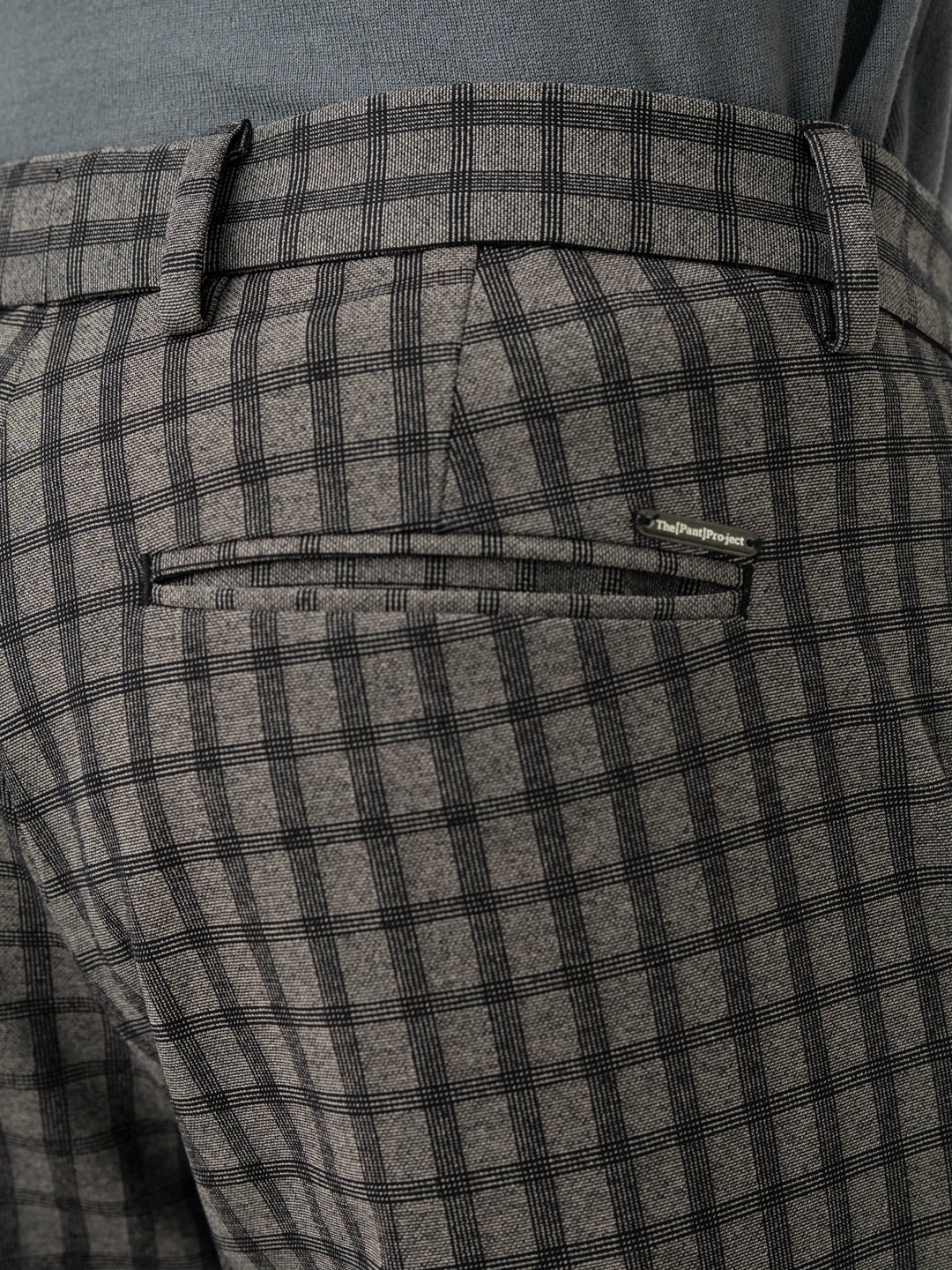 Crow Black Checks Slim Fit Power Stretch Pants - Image 7