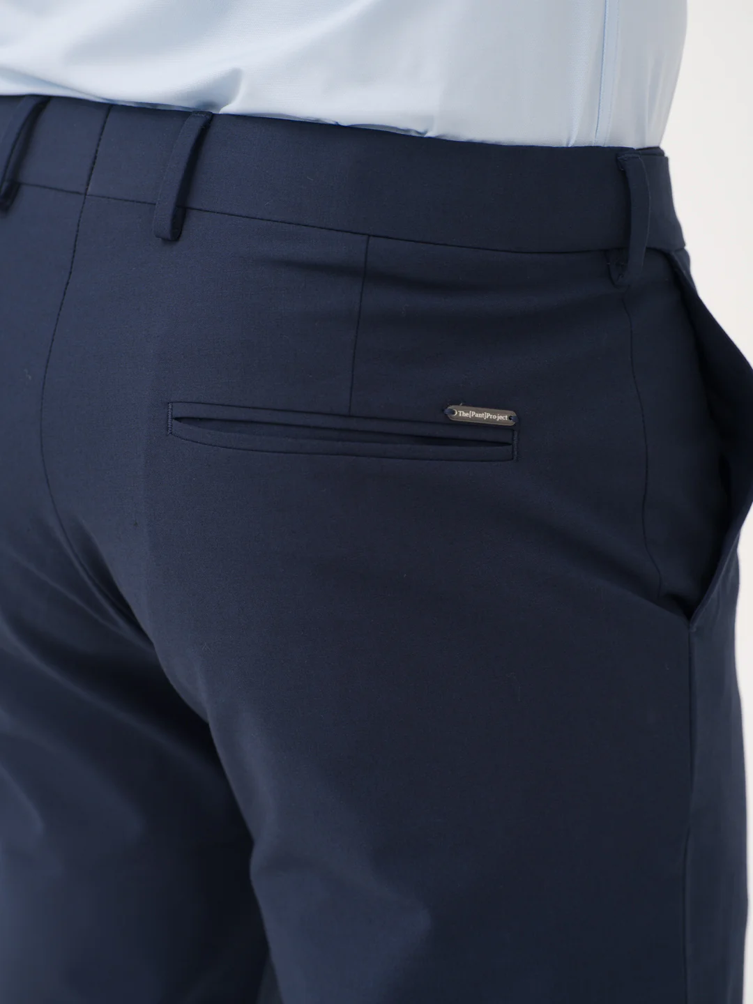 Daily Navy Relaxed Fit Stretch Formal Pants - Image 9