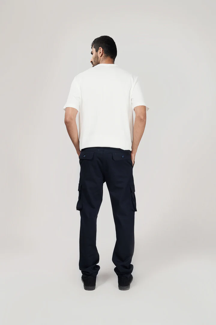 Dark Navy Power-Stretch Cargo Pants - Image 7