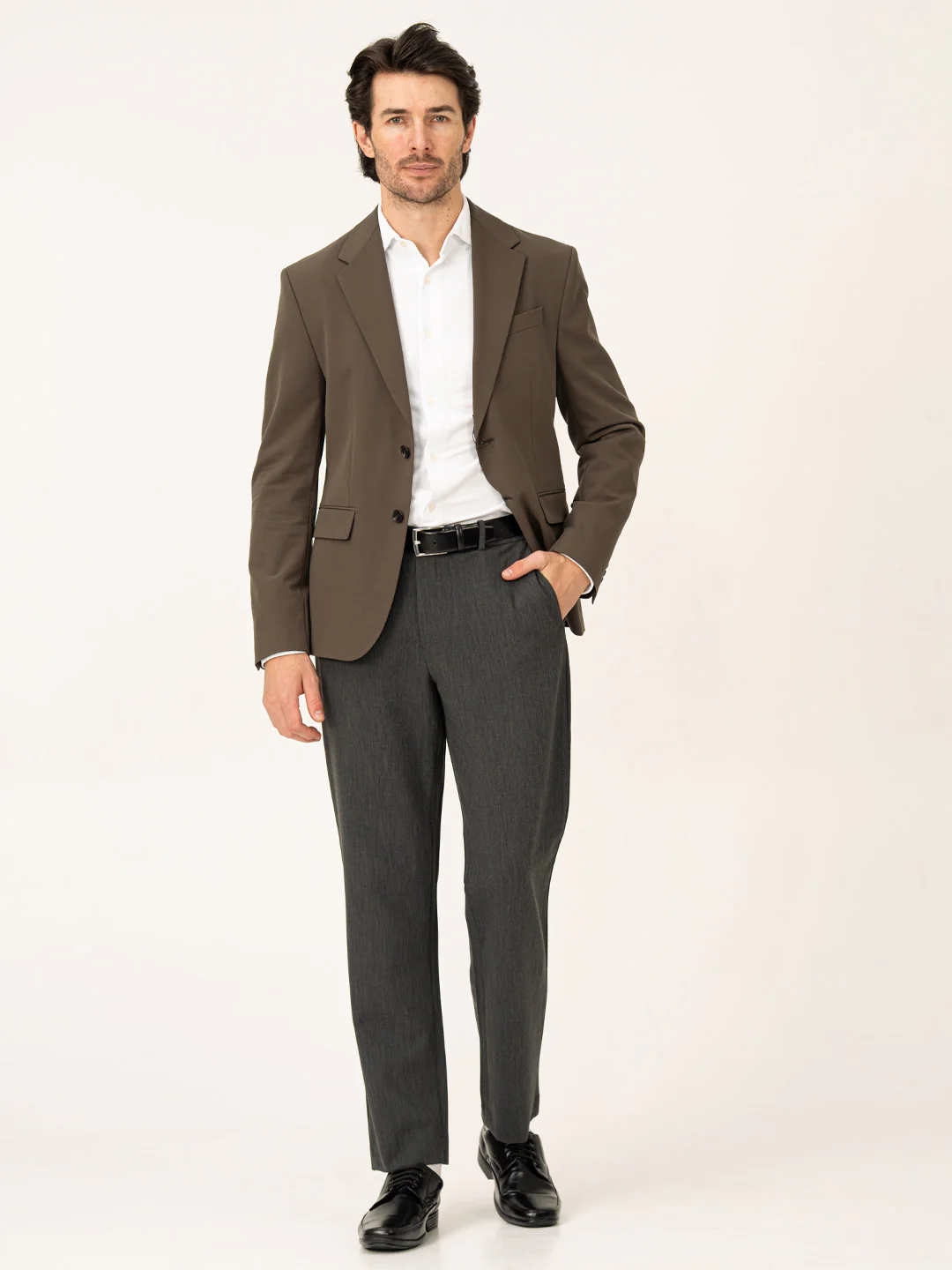 Decision Grey Pro.Stretch Formal Trousers - Image 5