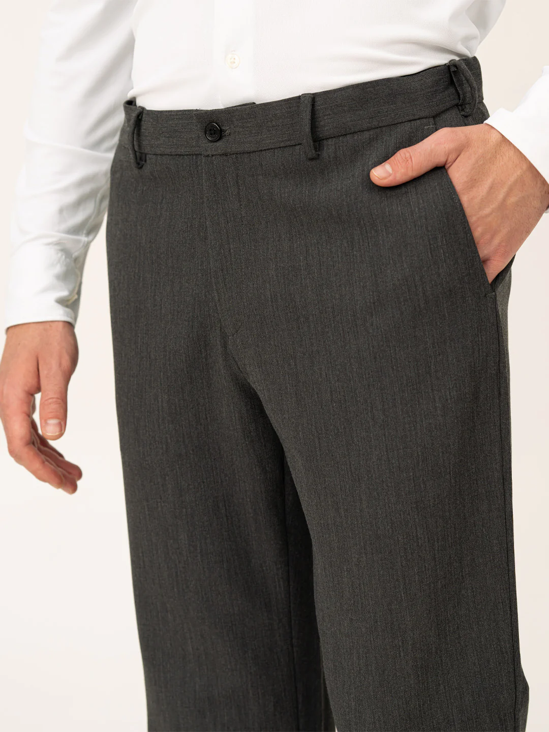 Decision Grey Pro.Stretch Formal Trousers - Image 8