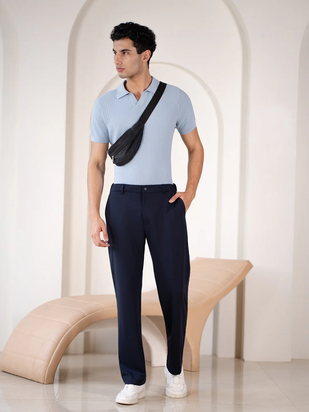Deckhand Navy Stretchable Travel Pants - Image 10