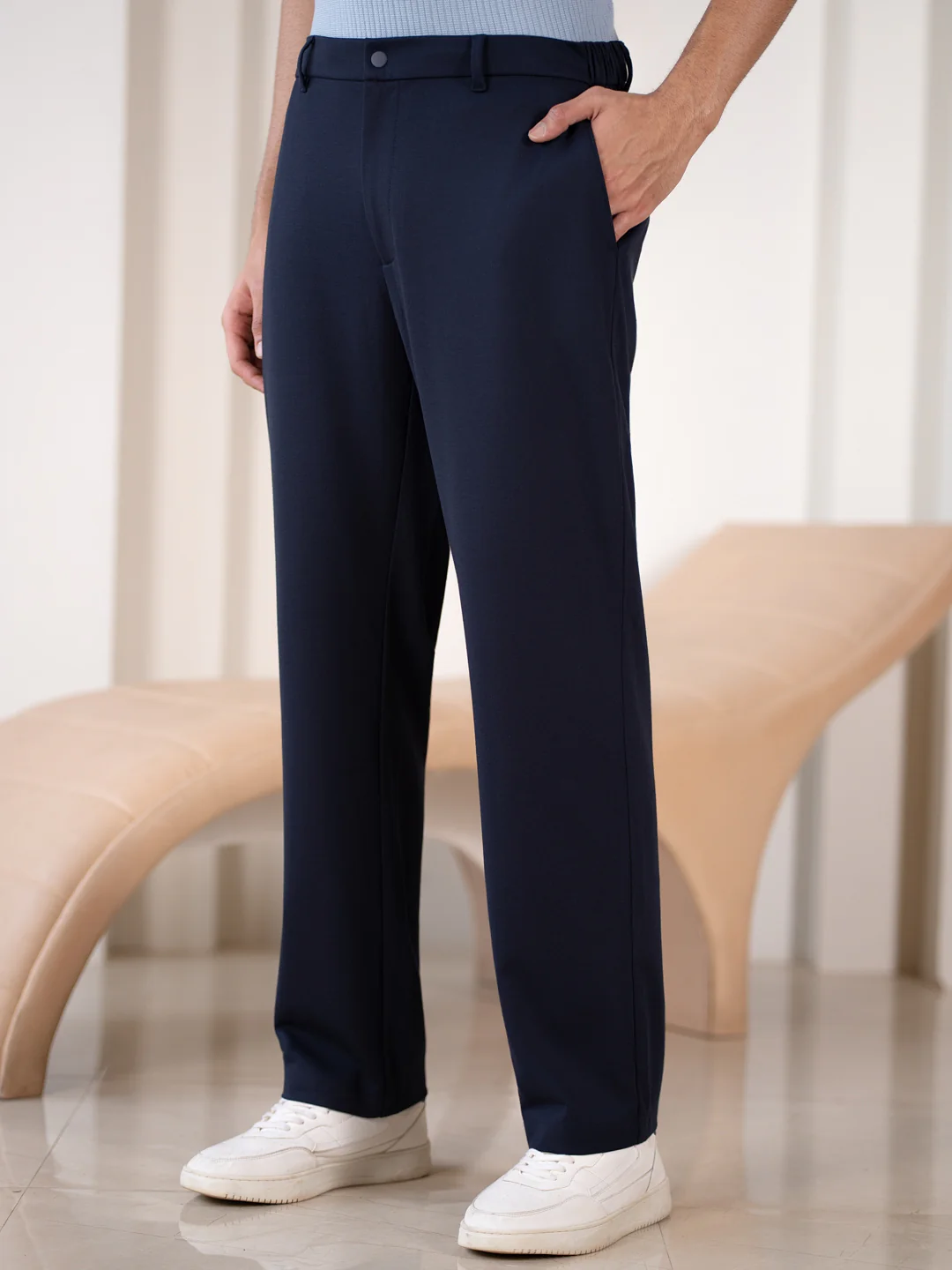 Deckhand Navy Stretchable Travel Pants - Image 11