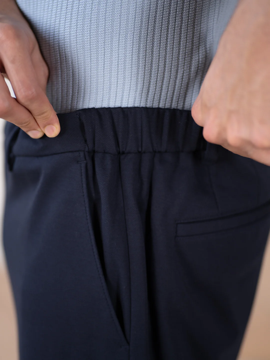 Deckhand Navy Stretchable Travel Pants - Image 4