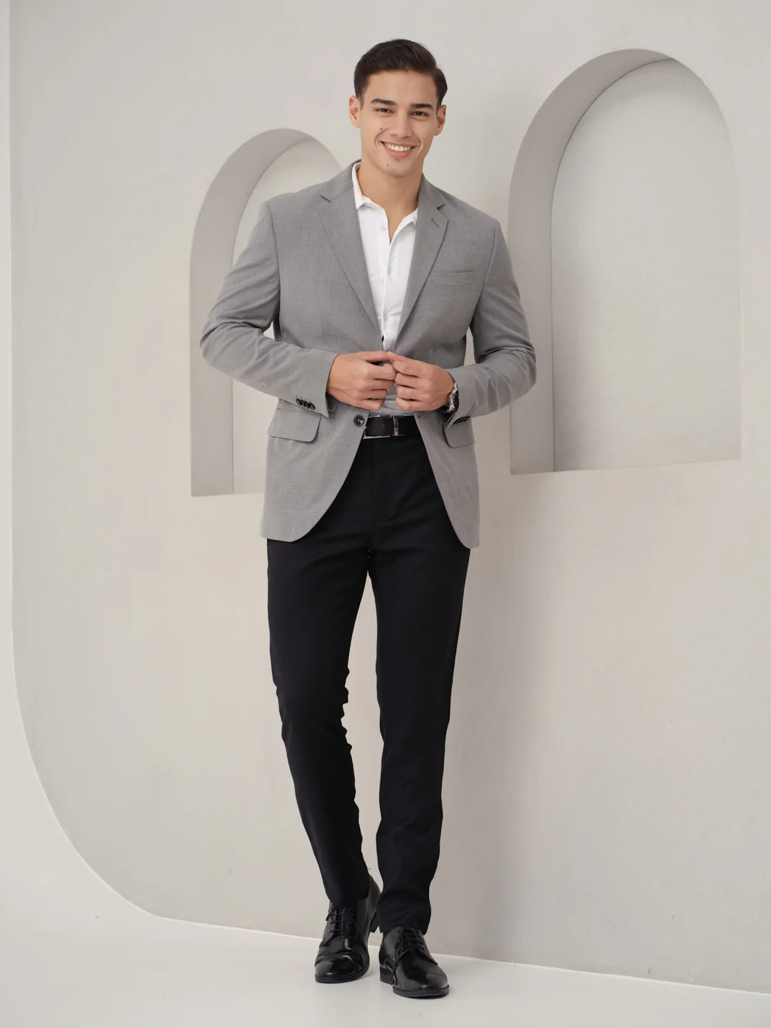 Deep Black Merino Wool Pants - Image 5
