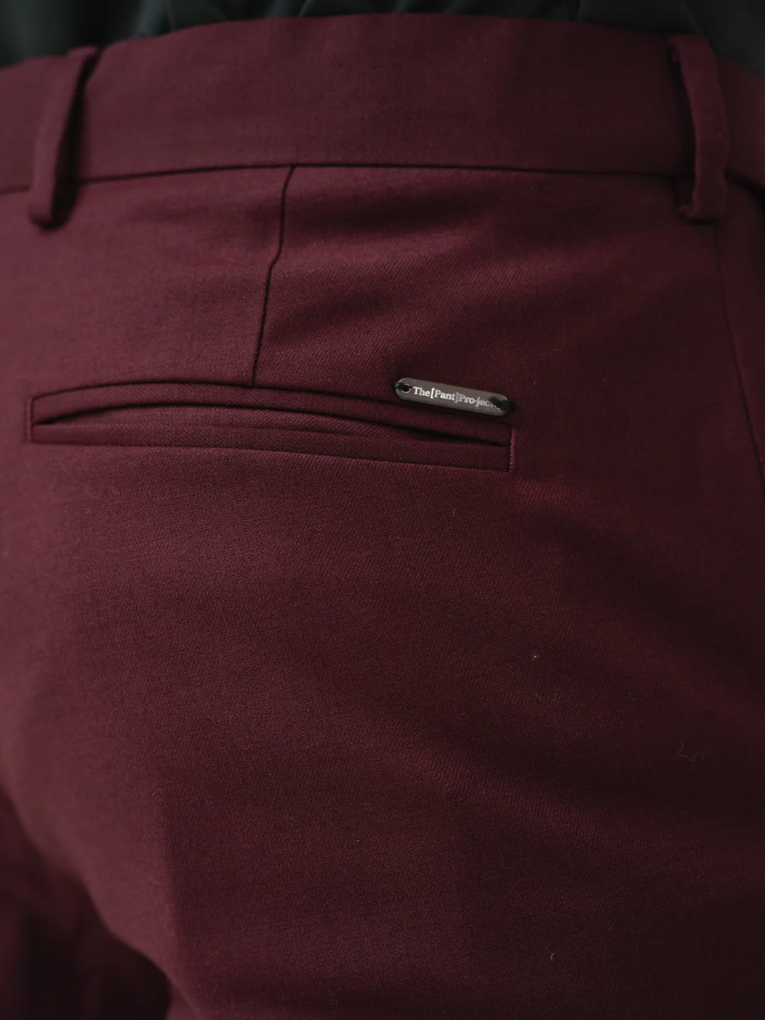 Deep Plum Merino Wool Pants - Image 6