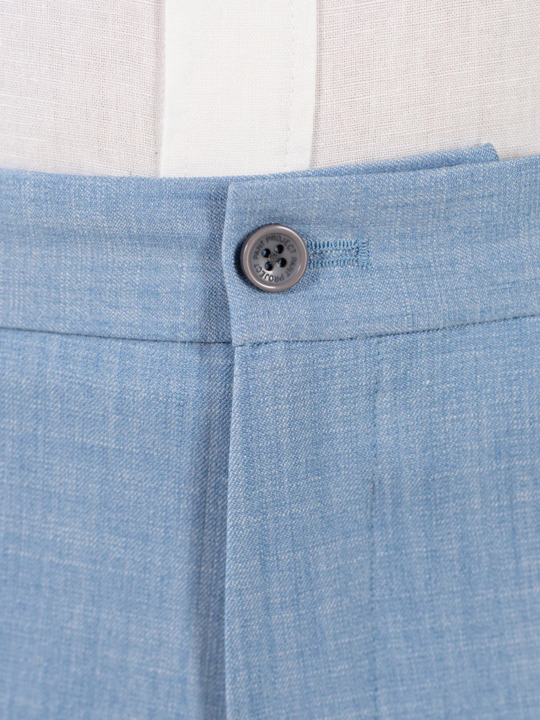Denali Blue Textured Relaxed Fit Stretch Formal Pants - Image 10