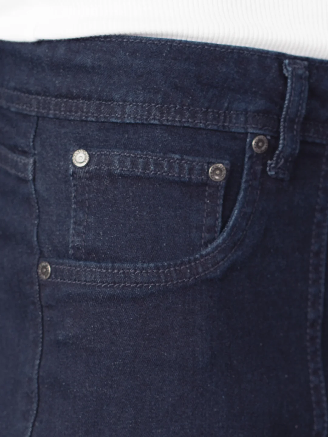 Depth Blue Relaxed Fit Denim Cargos - Image 9