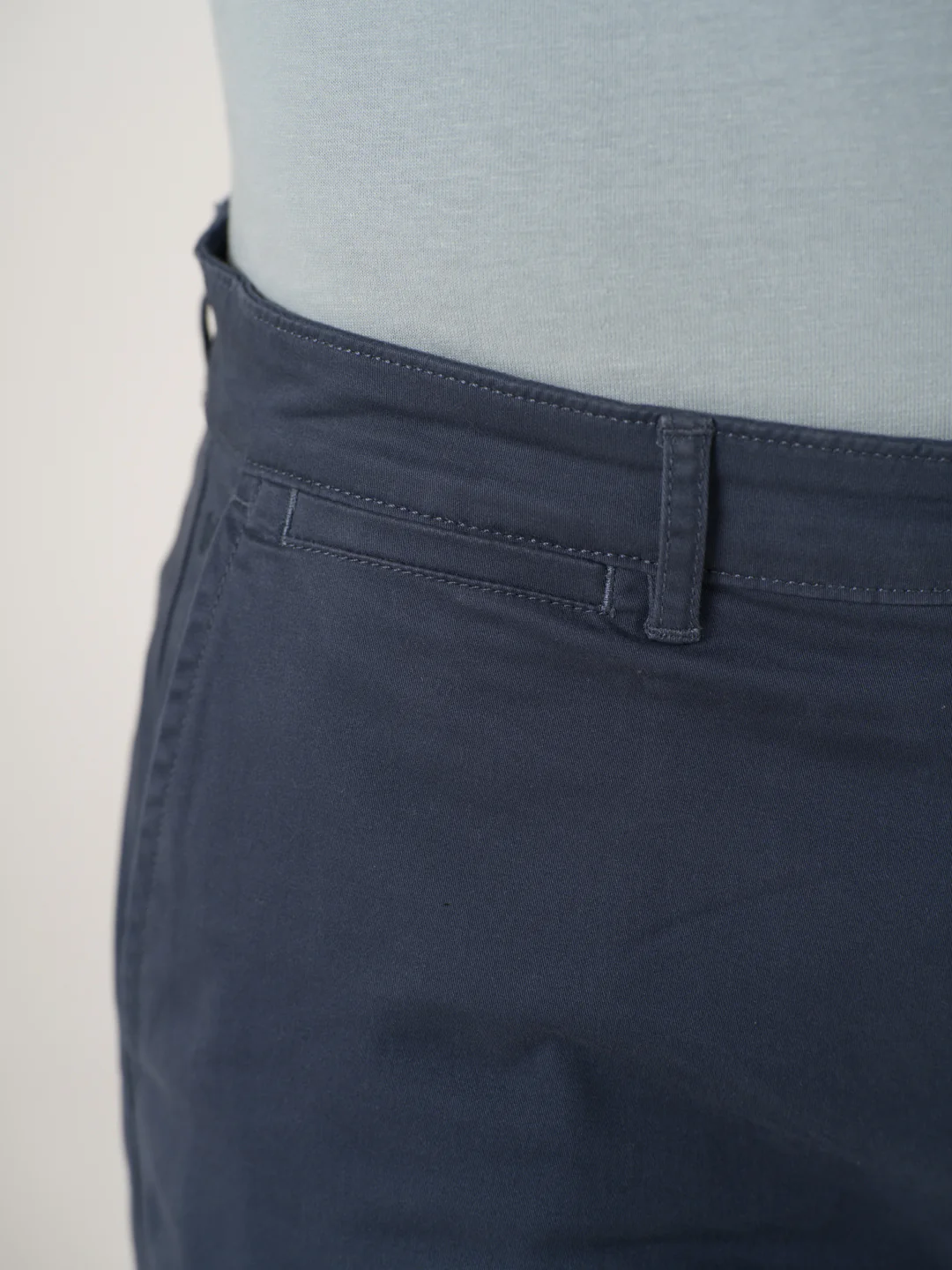 Diego Navy Stretch Chino Shorts - Image 10