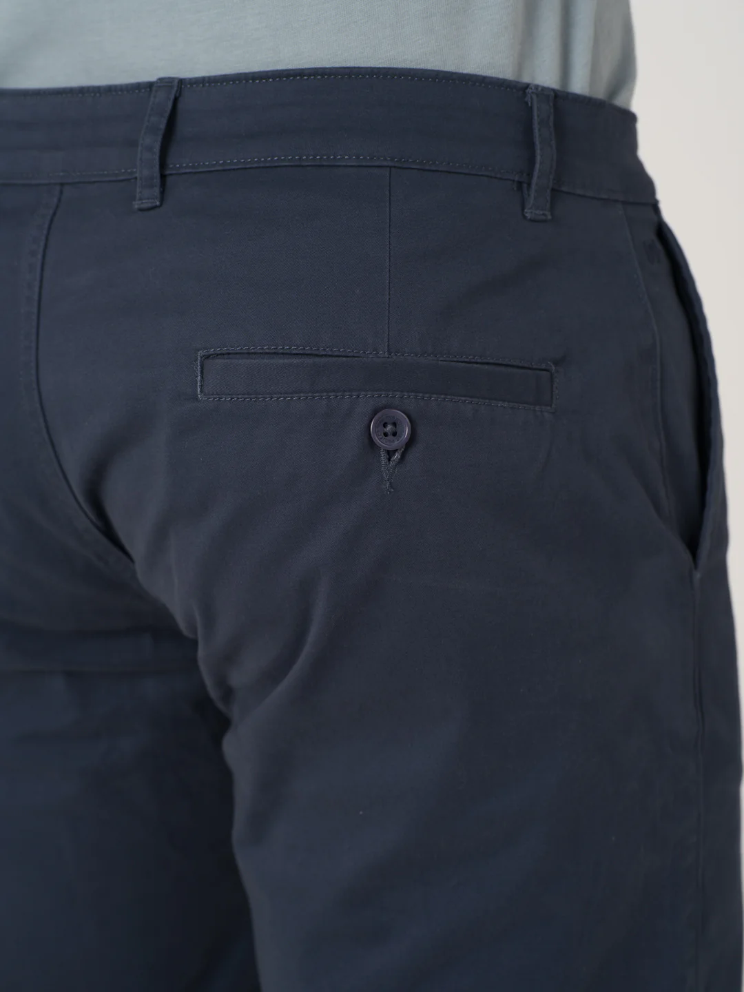 Diego Navy Stretch Chino Shorts - Image 11