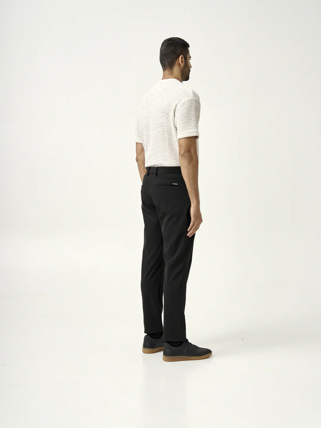 Double Black Houndstooth Power-Stretch Pants - Image 7