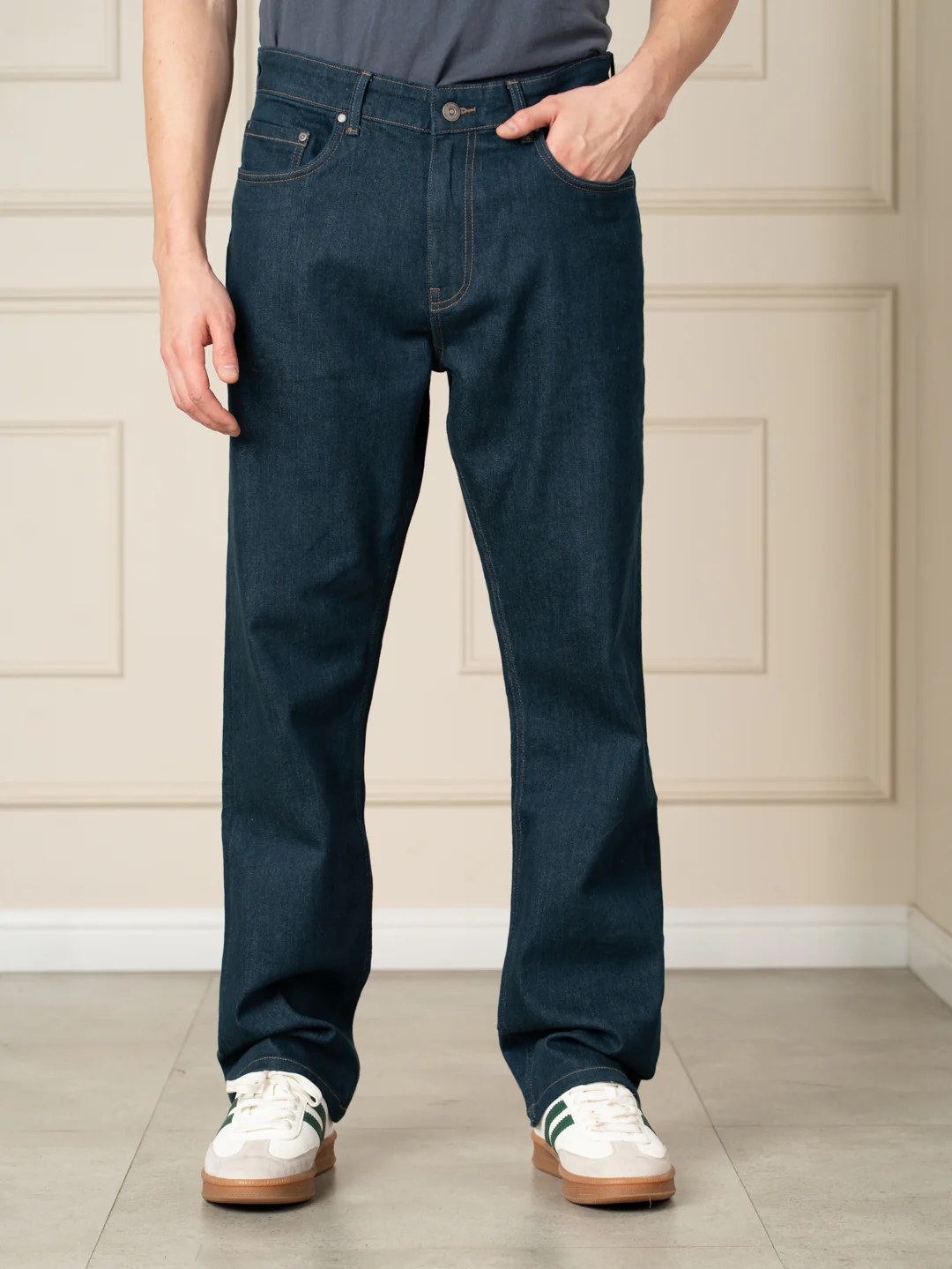Driftwash Green Luxury Relaxed Fit Jeans - Image 2
